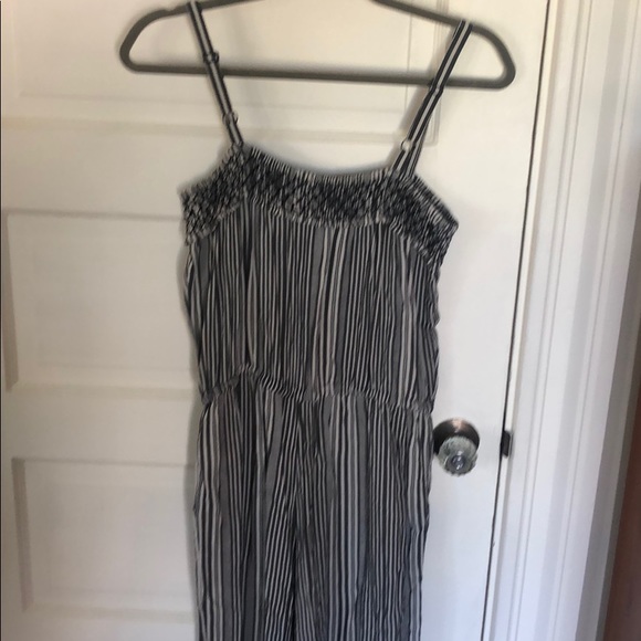 Black/white striped jumper. Elastic-waist w/tassel - Picture 5 of 5